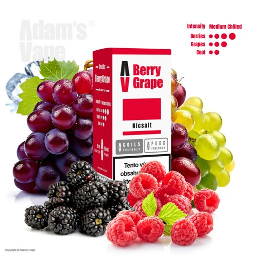 Adams Vape Nicsalt - Berry Grape 10ml