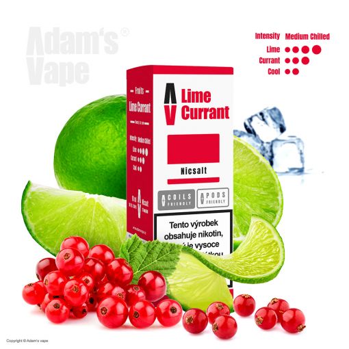 Adams Vape Nicsalt - Lime Currant 10ml