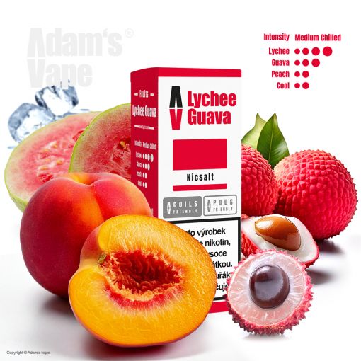 Adams Vape Nicsalt - Lychee Guava 10ml