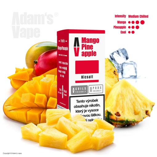 Adams Vape Nicsalt - Mango Pineapple 10ml