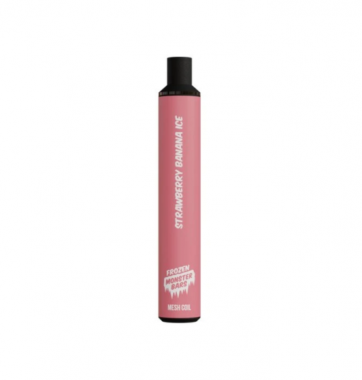 Jednorázová ecigareta Monster Frozen - Strawberry Banana Ice 20mg