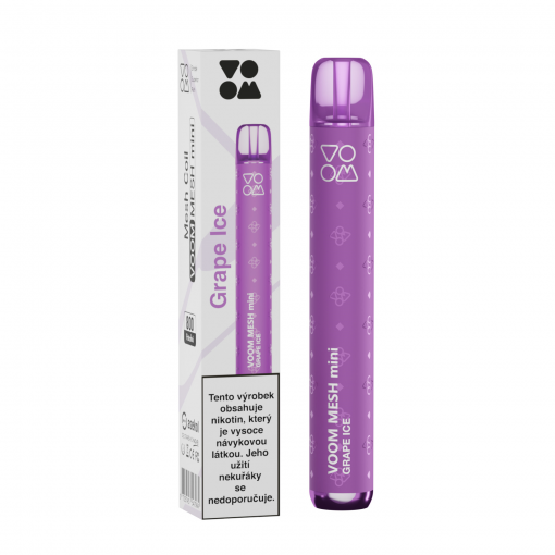 Voom Mesh Mini jednorázová ecigareta Grape Ice - 20mg 