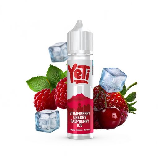 Příchuť Yeti Summit Series SnV - Strawberry Cherry Raspberry Ice 10ml