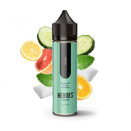Příchuť Pro Vape - Heroes - Chuck Vaperris / Máta, citrusy, okurka 10ml SnV