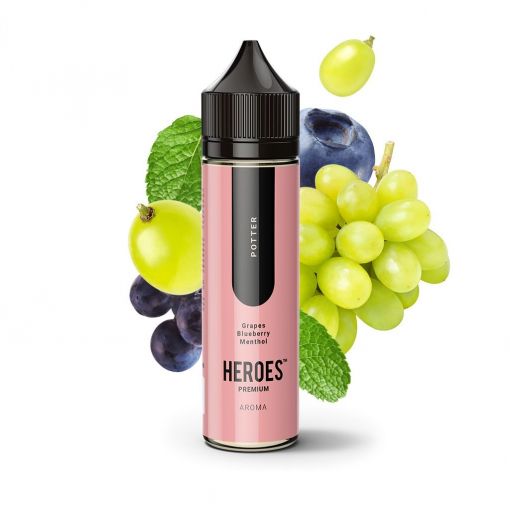 Příchuť Pro Vape - Heroes - Potter / Hrozny, borůvka, mentol 10ml SnV
