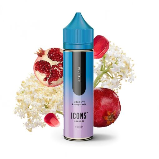 Příchuť Icons: Pop Idol / Černý bez, granátové jablko - 10ml