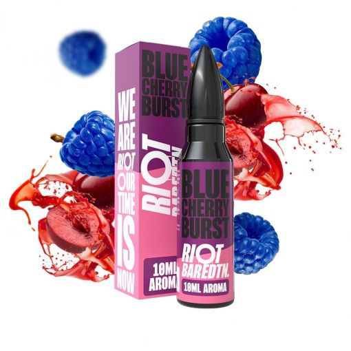 Příchuť Riot Squad - BAR EDTN - Blue Cherry Burst / Modrá ledová tříšť s třešní 10ml SnV