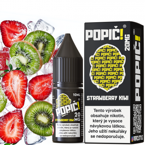 Nikotinová sůl POPIČ! - Strawberry Kiwi / Jahoda a Kiwi - 20mg