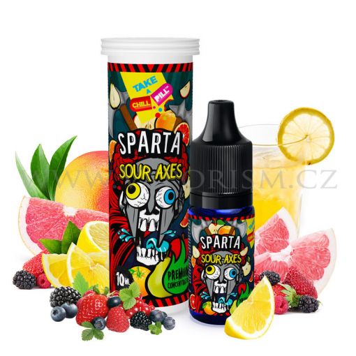 Příchuť Chill Pill - Sparta - Sour Axes / Sladkokyselé ovoce 10ml